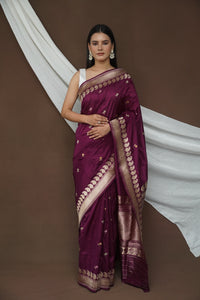 Pure Katan Silk Handloom Saree