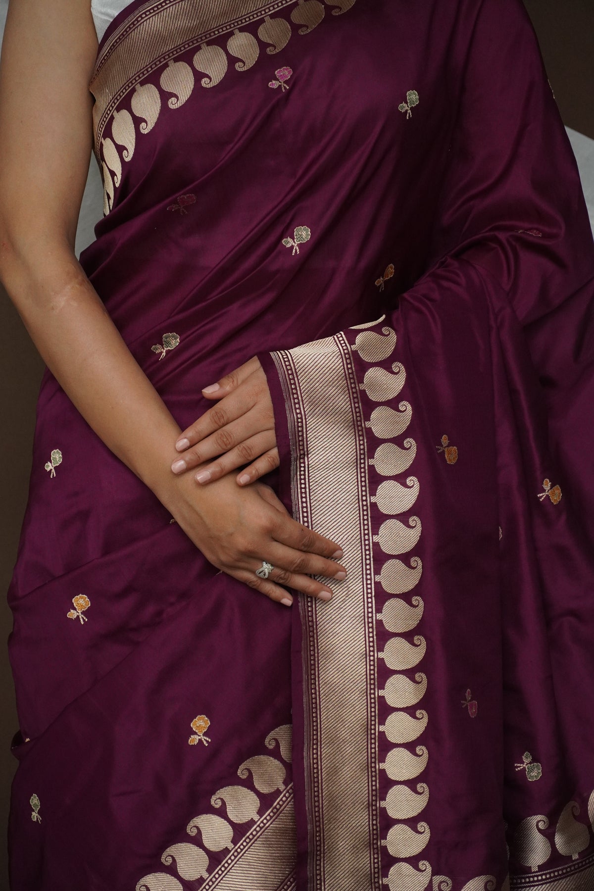 Pure Katan Silk Handloom Saree