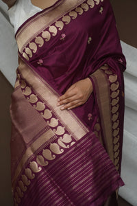 Pure Katan Silk Handloom Saree