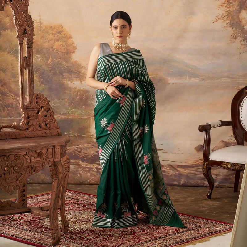 Pure Katan Silk Saree