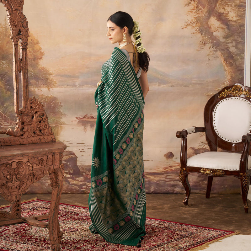 Pure Katan Silk Saree