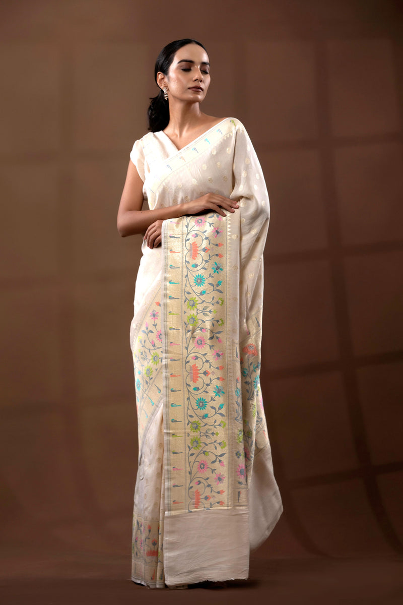 Pure Tussar Silk Saree