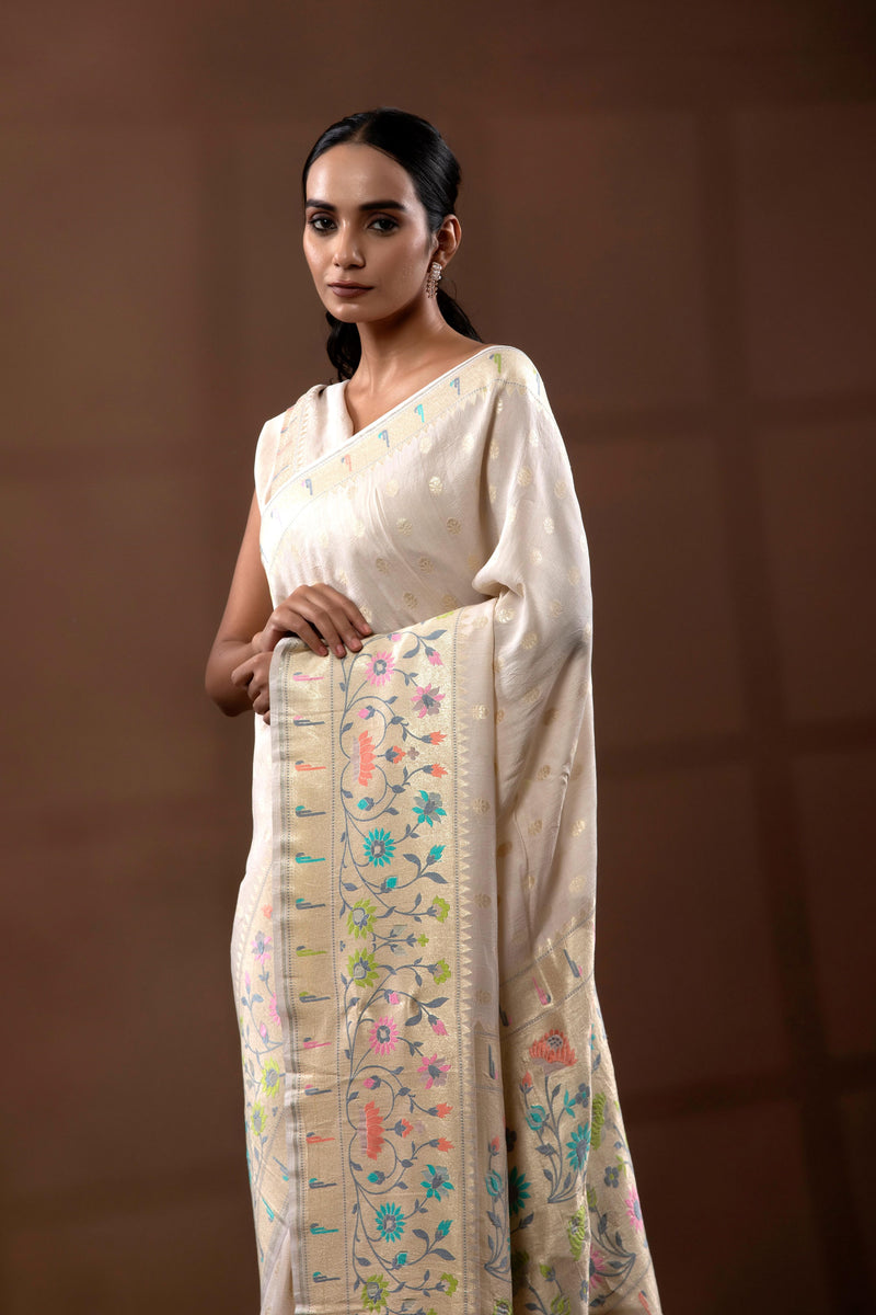 Pure Tussar Silk Saree