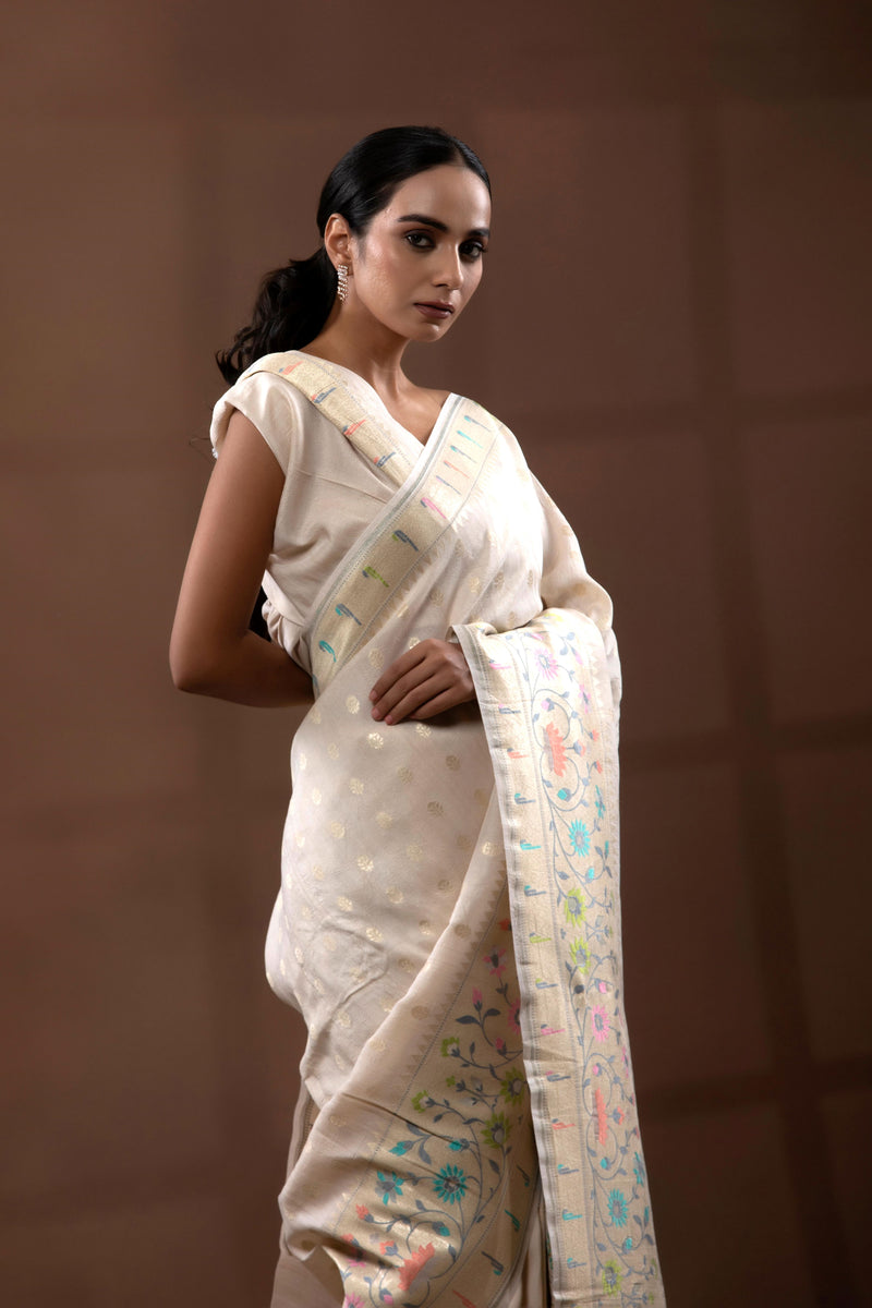 Pure Tussar Silk Saree