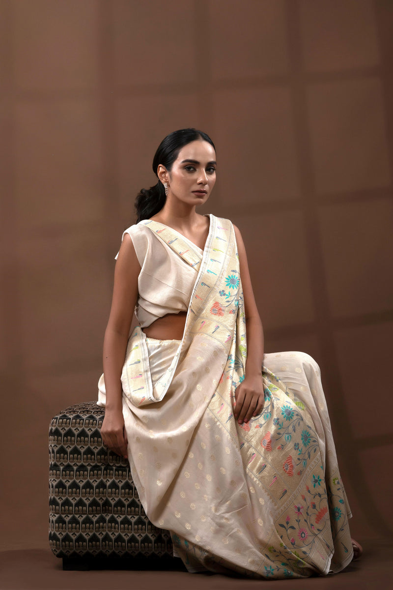 Pure Tussar Silk Saree