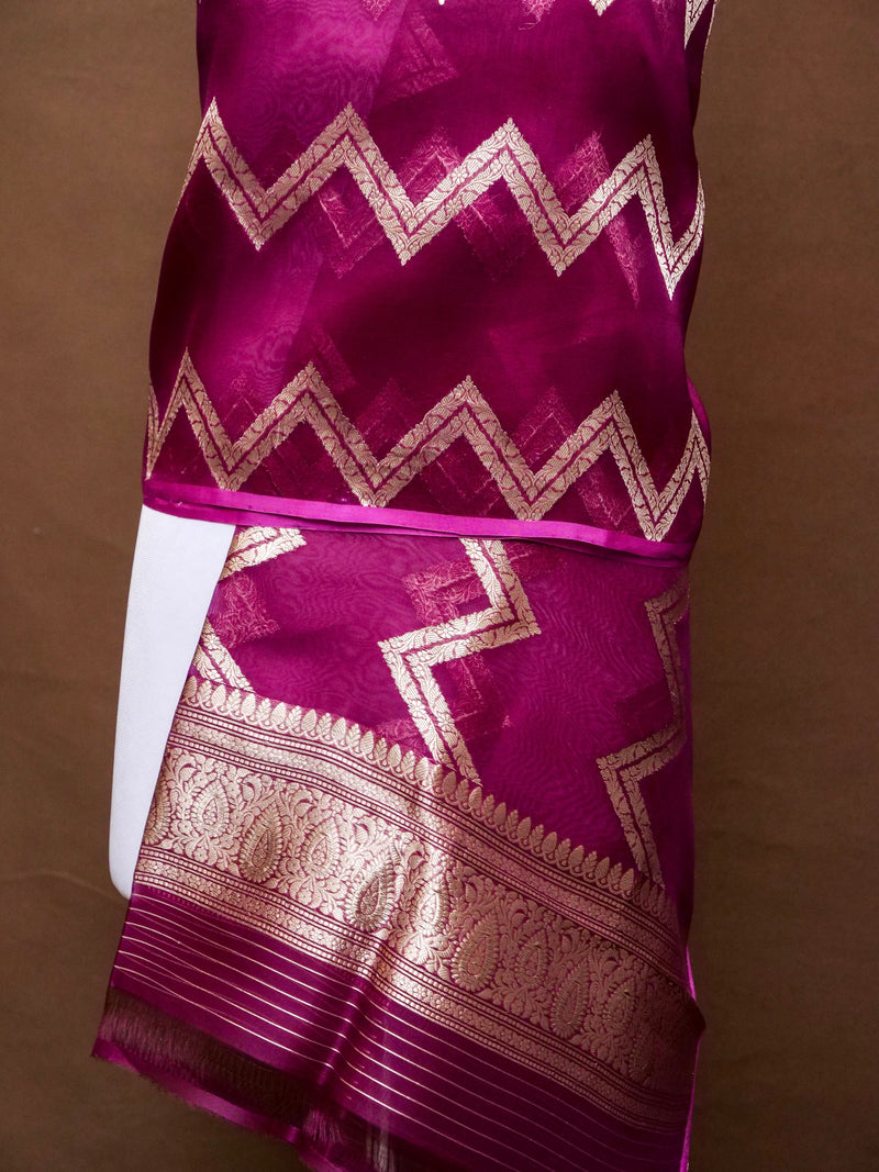 Handwoven Organza Dupatta