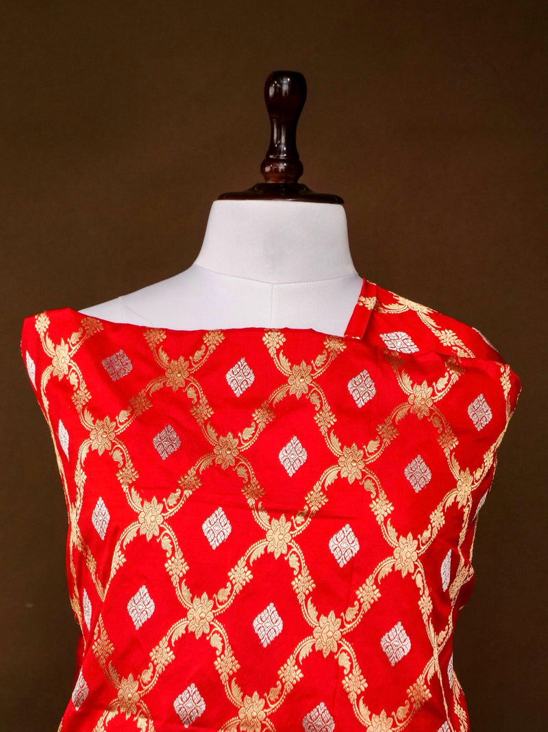 Handloom Kadwa Dupatta in Katan Silk